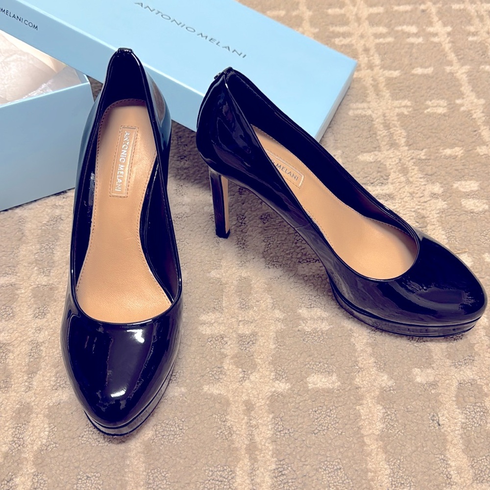 Black patent heels, Antonio Melani